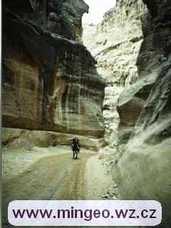 Jordánsko, Petra, skalnatá krajina
