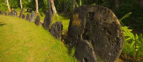 Kamenné peníze, ostrov Yap, Mikronésie